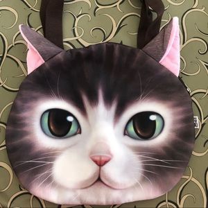 3D Cat Purse Tote Bag Shoulder Gift Animal